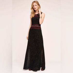 Anthropologie hand knit maxi dress by Cecila Prado
